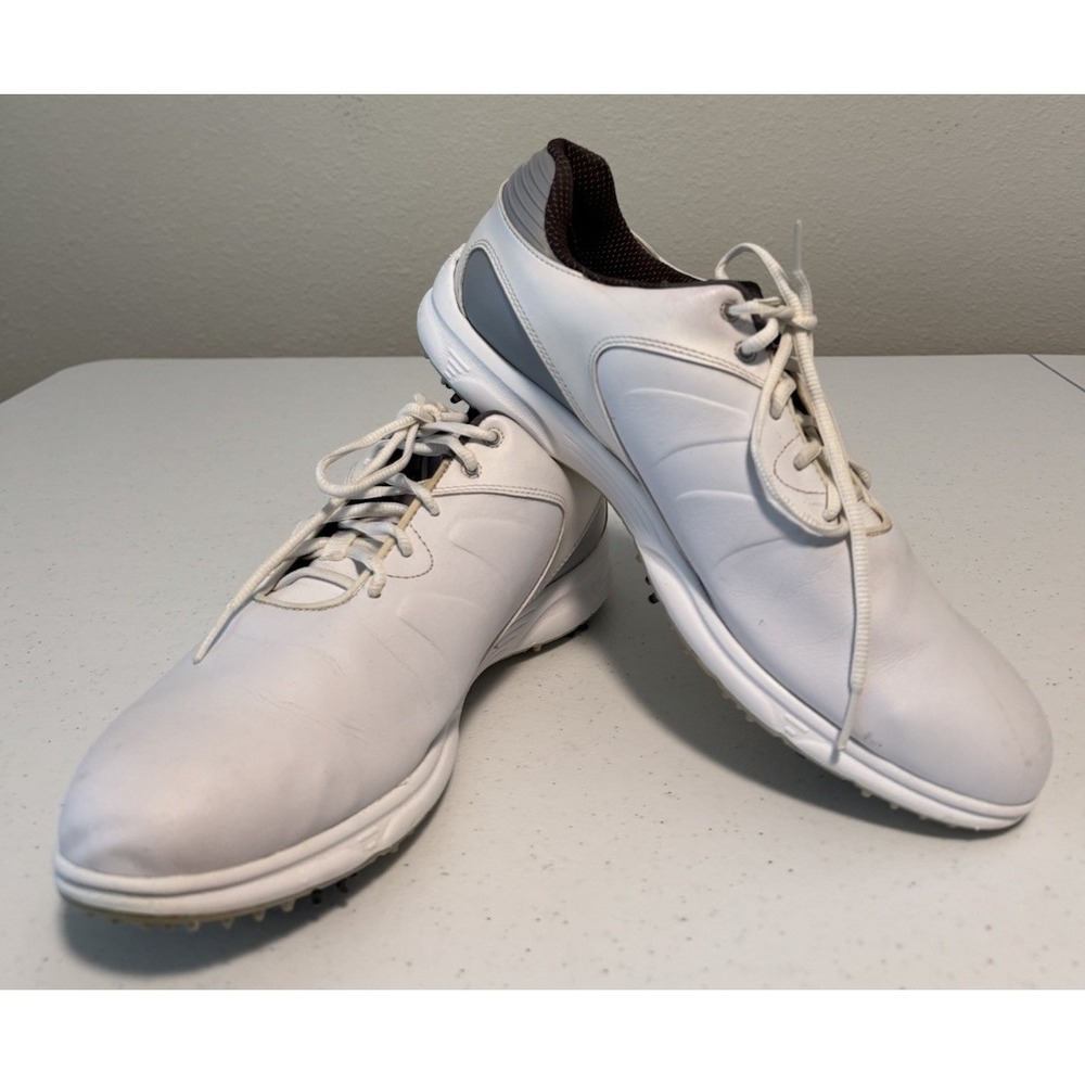 Footjoy Men's Golf Shoes Arc XT (59740) White On White Soft‎ Spikes Size 12 M